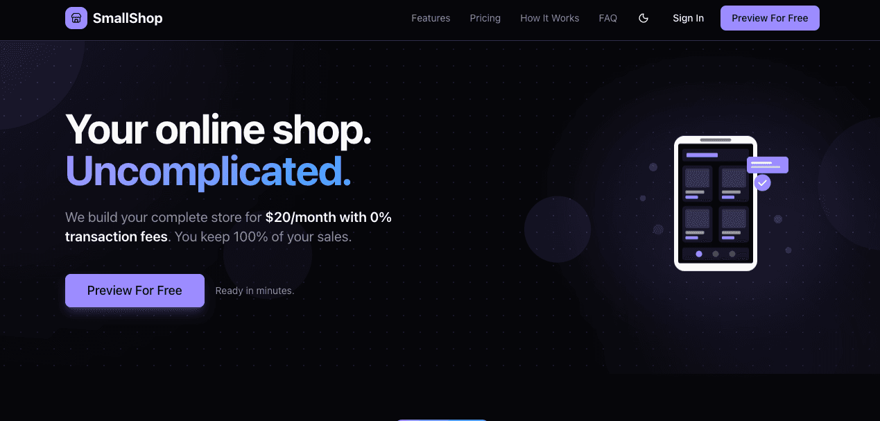 Construyendo SmallShop